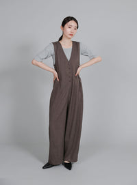 【Et】side-slit ribbed T-shirt
