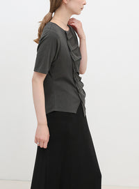 アシメボタンデザイントップス – SELECT MOCA
