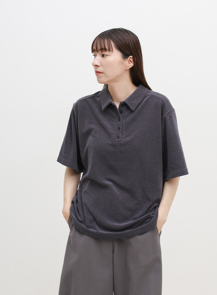 ベーシックパイルポロTシャツ – SELECT MOCA