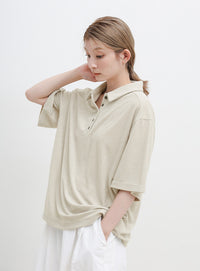 ベーシックパイルポロTシャツ