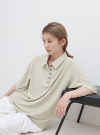ベーシックパイルポロTシャツ