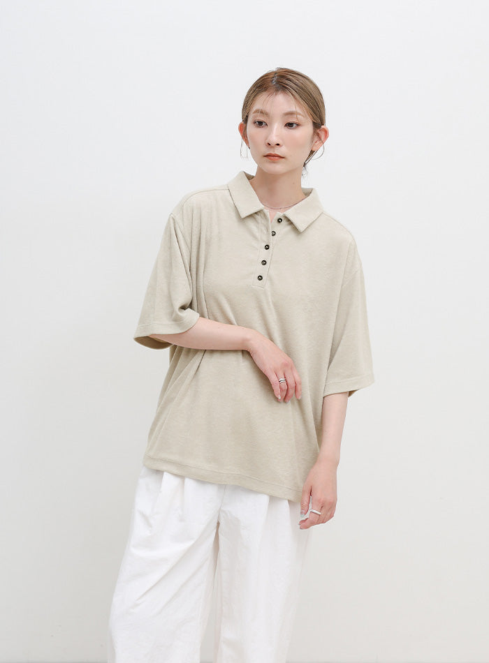 ベーシックパイルポロTシャツ – SELECT MOCA