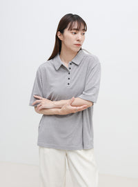 ベーシックパイルポロTシャツ