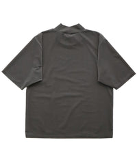 プチハイネックライトベロアTシャツ