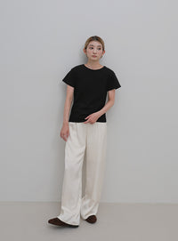 ベーシックワッフルＴシャツ