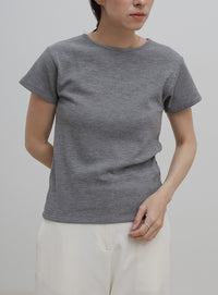 ベーシックワッフルＴシャツ