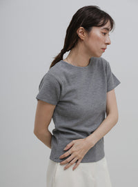 ベーシックワッフルＴシャツ