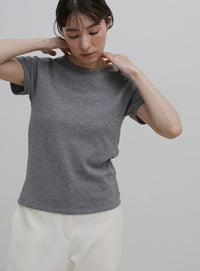 ベーシックワッフルＴシャツ