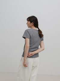 ベーシックワッフルＴシャツ
