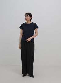 ベーシックワッフルＴシャツ