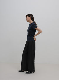 ベーシックワッフルＴシャツ