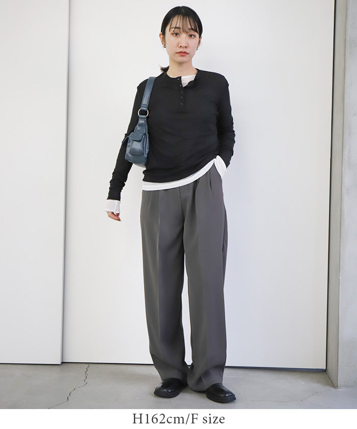 ヘンリーネックシアーロンT
