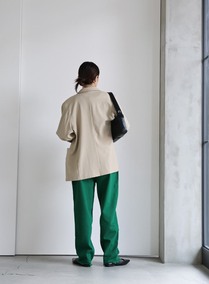 カラーツイルテーパードパンツ