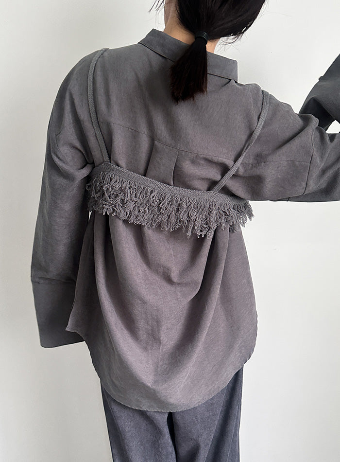 フリンジニットビスチェ【by SON】