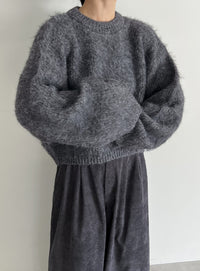 ヘアリーショートニット【by SON】