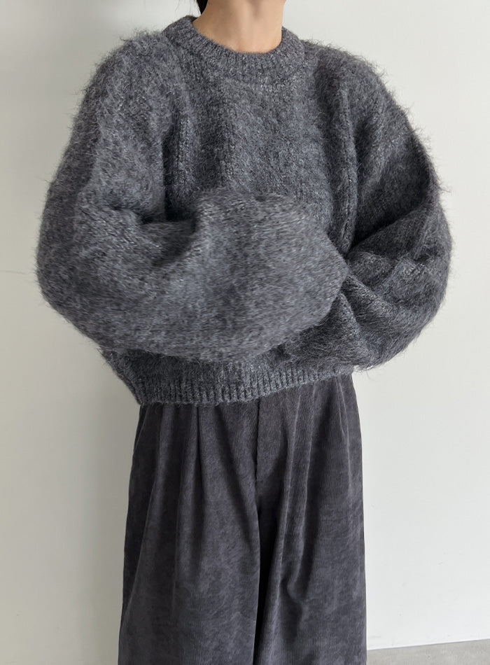 ヘアリーショートニット【by SON】