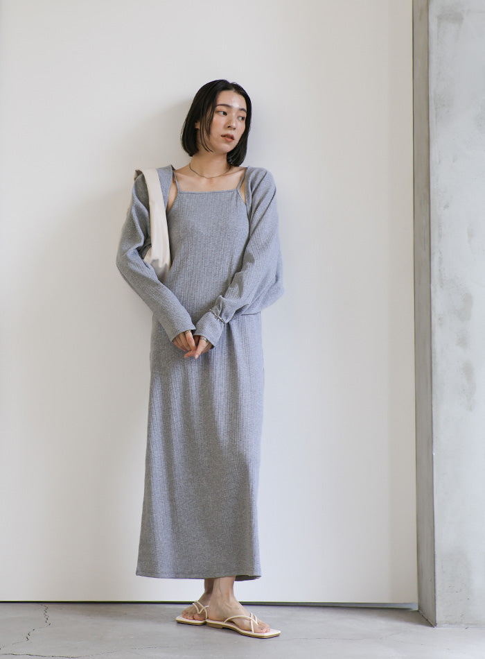 ボレロ＆キャミワンピースセットアップ【SALE】