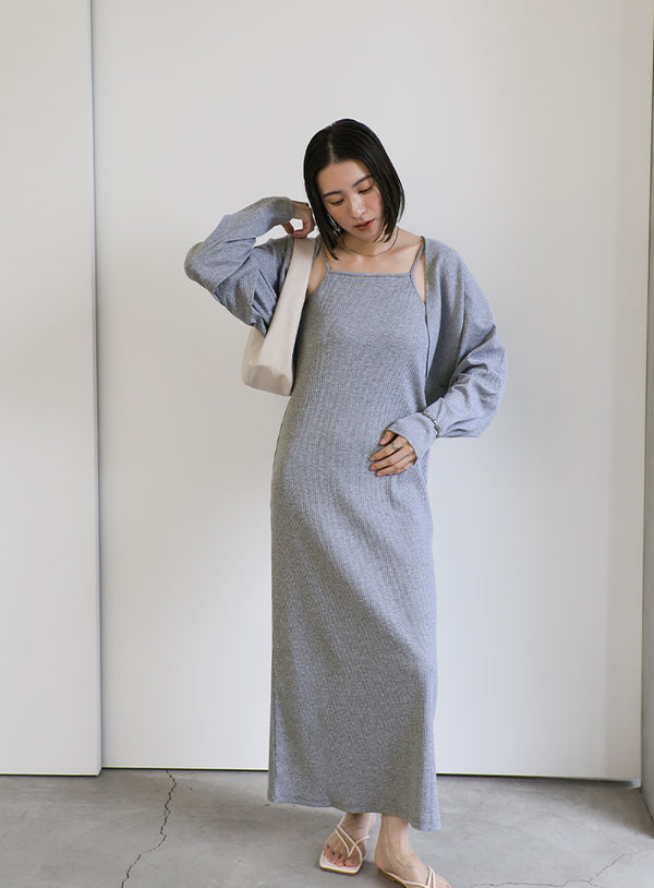 ボレロ＆キャミワンピースセットアップ【SALE】