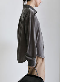 カットベロアシャツ