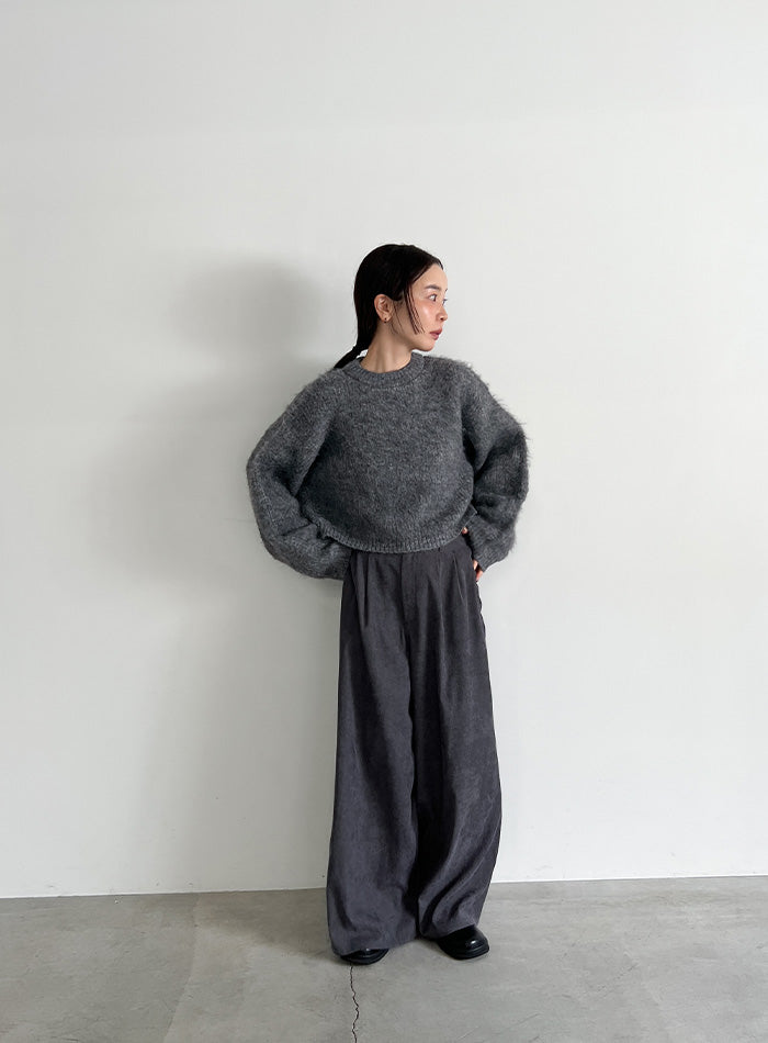 ヘアリーショートニット【by SON】