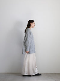 モヘアタッチ2WAYオーバーニット