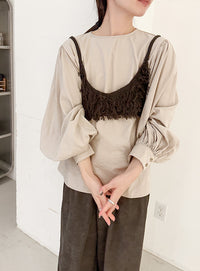 【サイズ展開あり】ボリュームスリーブブラウス【by SON】