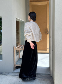 ループヤーンニットショートカーディガン【by SON】