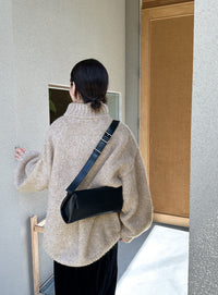 ローゲージハイネックオーバーボリュームスリーブニット【by SON】