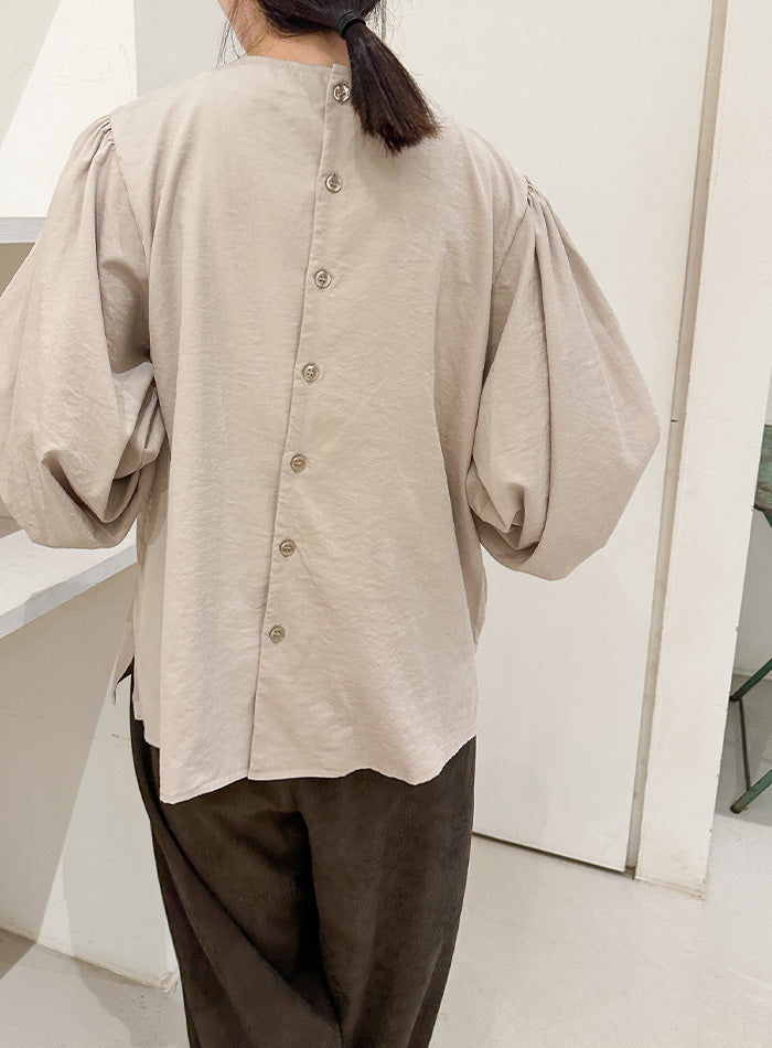 【サイズ展開あり】ボリュームスリーブブラウス【by SON】
