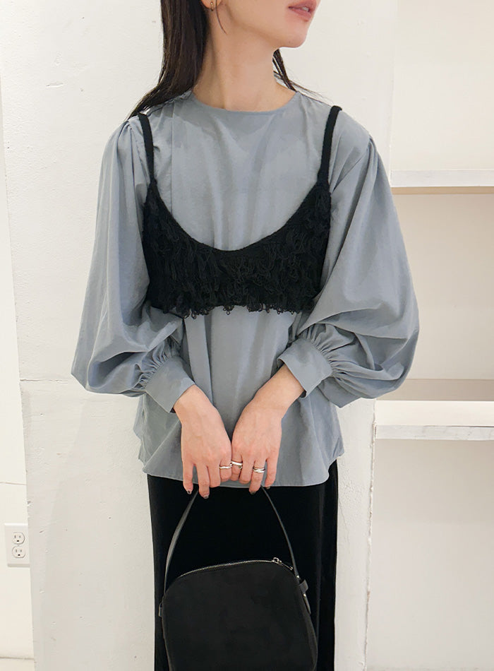 サイズ展開あり】ボリュームスリーブブラウス【by SON】 – SELECT MOCA