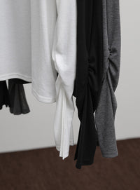 【Et】Slit Sleeve Tops