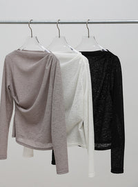 スラブシアードレープトップス