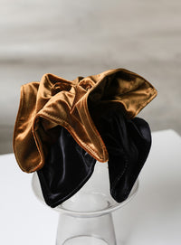 スクエアデザインベロアシュシュ