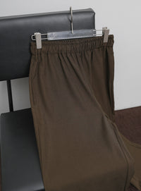 【Et】Twill Easy Straight Pants