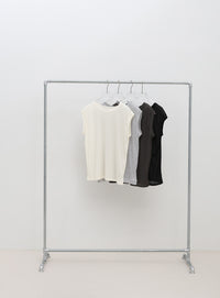 シアーノースリーブTシャツ