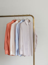 オープンスリーブシアーシャツ