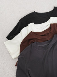 ソフトタッチシンプルデイリーTシャツ