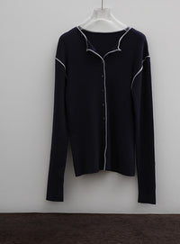 【Et】Color linking Cardigan