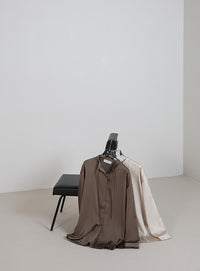 ボウタイサテンシャツ