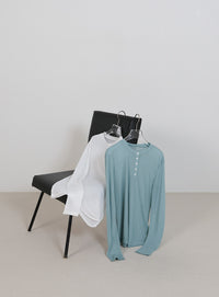 ヘンリーネックシアーロンT