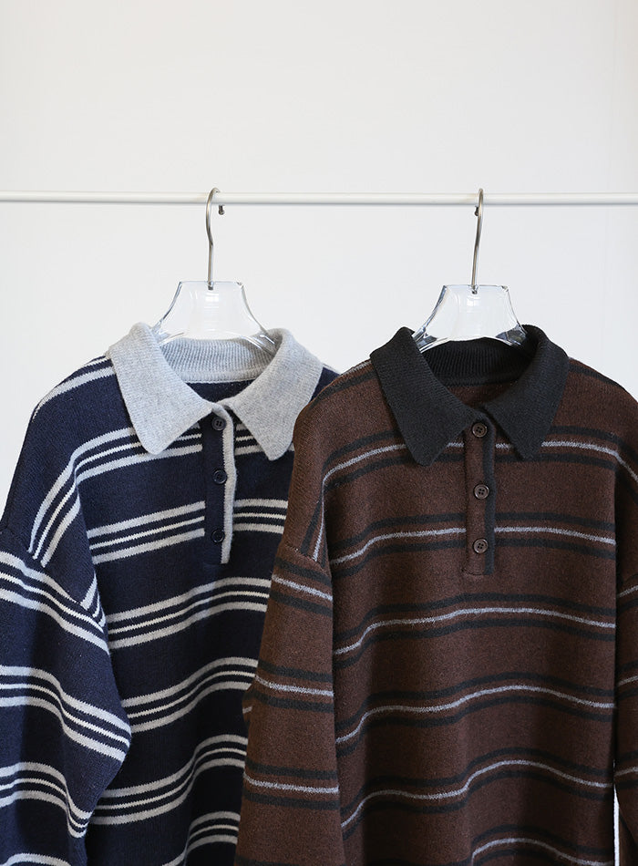 ポロボーダールーズニット