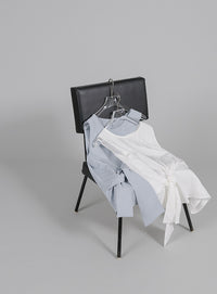【Et】Asymmetrical Sleeveless Blouse