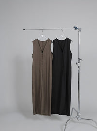 【Et】Button-Up Salopette