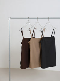 サイドスリットチュニックキャミソール