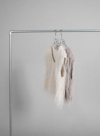 【Et】2WAY feather Short Vest