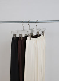 ストレートイージーサテンパンツ【セットアップ対応】