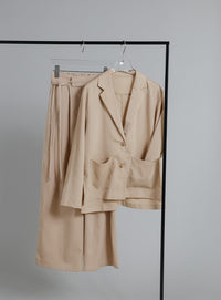 【Et】Side Slit Tailored Jacket