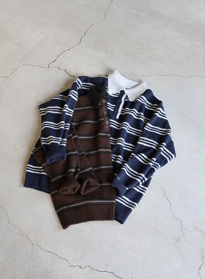 ポロボーダールーズニット