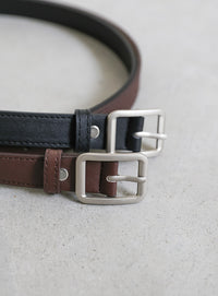 フェイクレザーバックルベルト