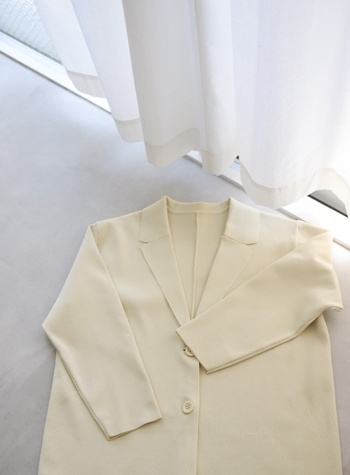 【Et】スポンディッシュニットジャケット